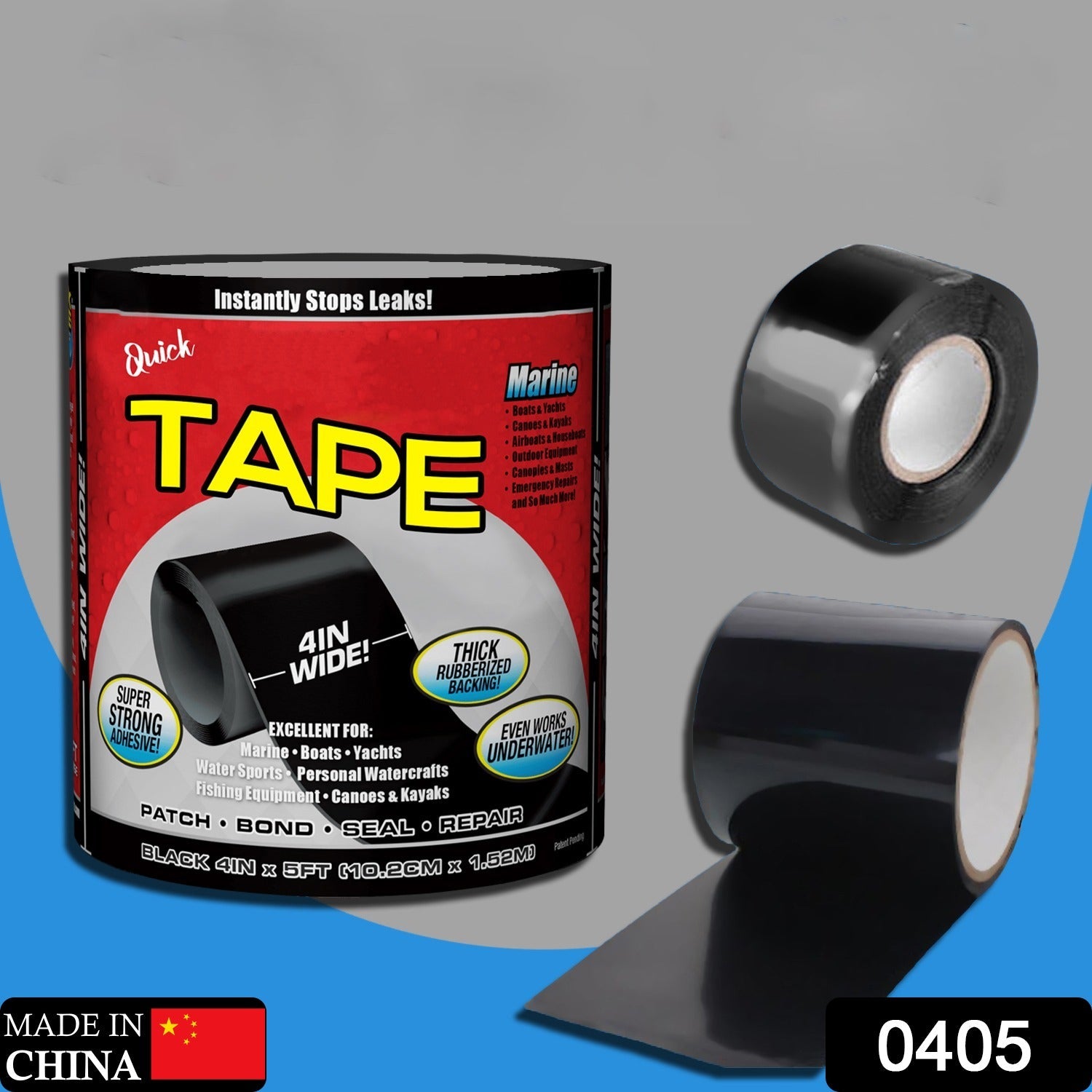 Durable adhesive tape for plumbing and outdoor applications. Durable adhesive tape for plumbing and outdoor applications.